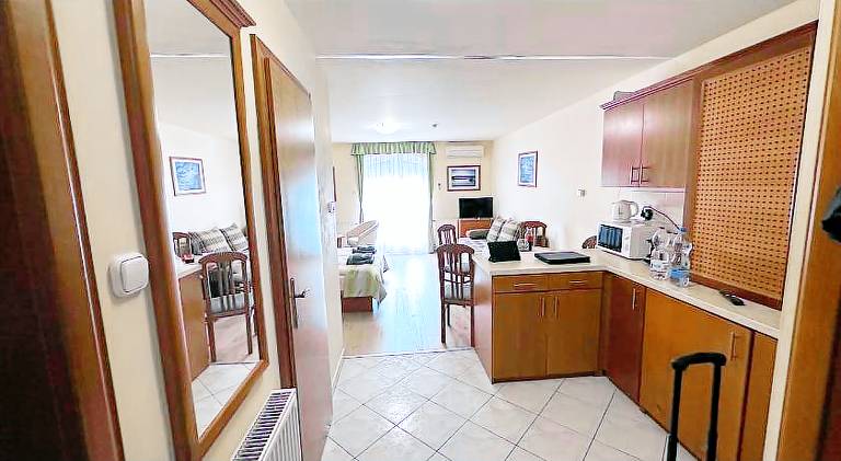Apartment with patio in Hévíz