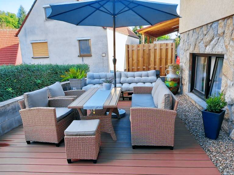Ferienwohnung Reblaus mit privater Terrasse und WLAN