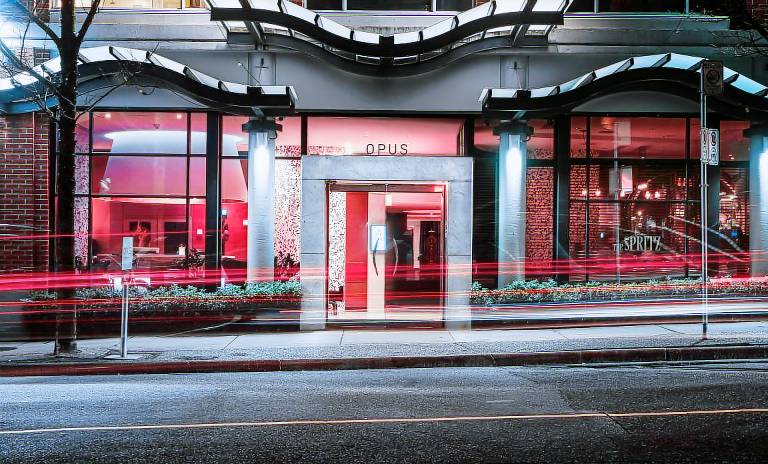 Opus Hotel in North Vancouver, BC