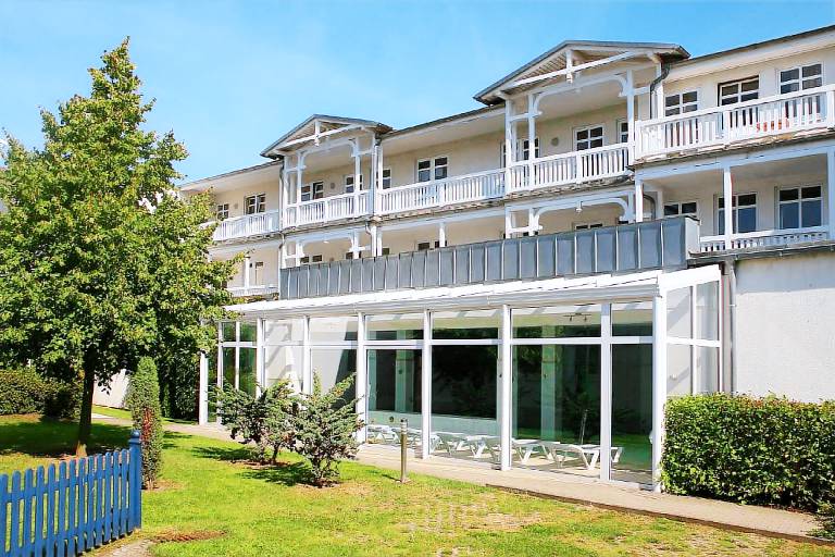 Ferienwohnung mit Balkon, Schwimmbad- und Saunanutzung - Haus Strandeck FeWo 07 in Sellin