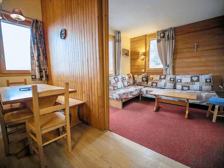 100m from shops, 3rd floor, view building, balcony, tv, ski locker, 38m², Valmorel — photo 4