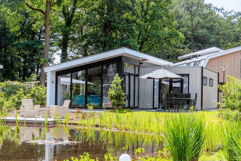 Enjoying a wonderful time at the pond