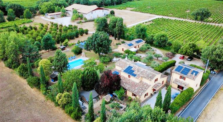 Vacation home with pool in Montefalco