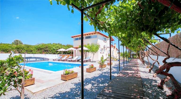 Villa with private pool, garden & terrace in Rhodes