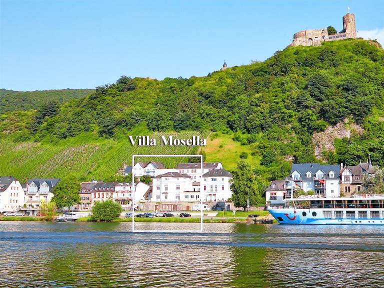 Appartement Fewo Dusche WC Flussblick