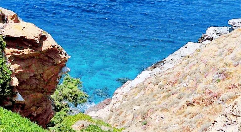 Panorama of seladi in Sifnos