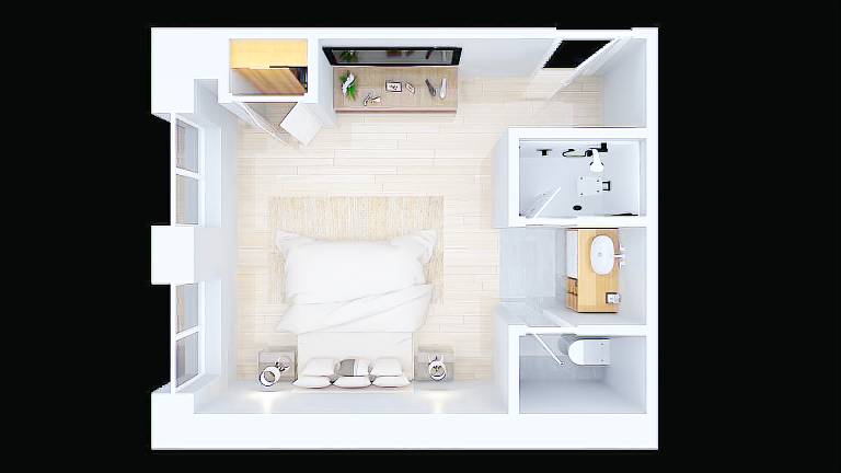 Studio with 1 room for 2 persons — photo 4