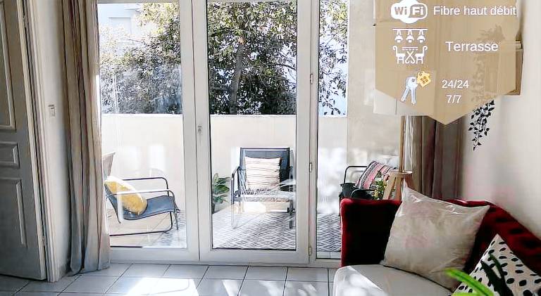 Holiday apartment with 1 room for 2 persons in Montpellier