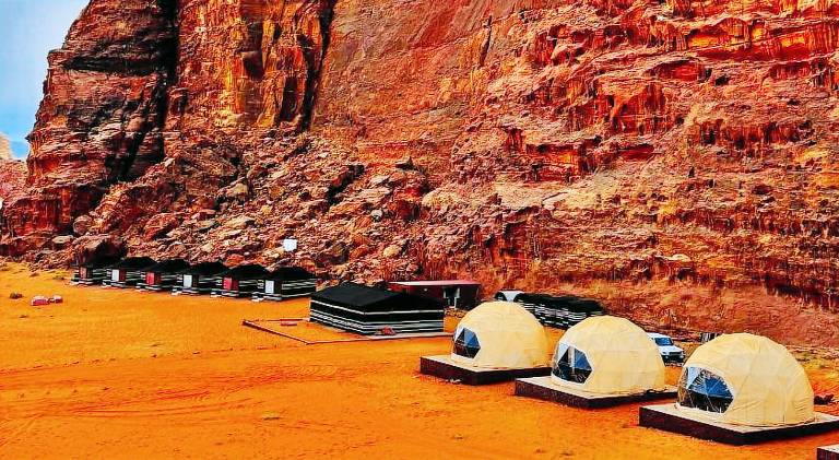 Wadi rum Bubble Camp & tour in Aqaba