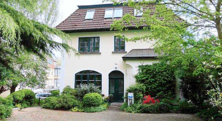Villenappartement mit Blick ins Grune am Rande der wunderschonen Altstadt in Wismar