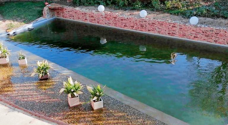 Apartment with barbeque, pool & yard — photo 5