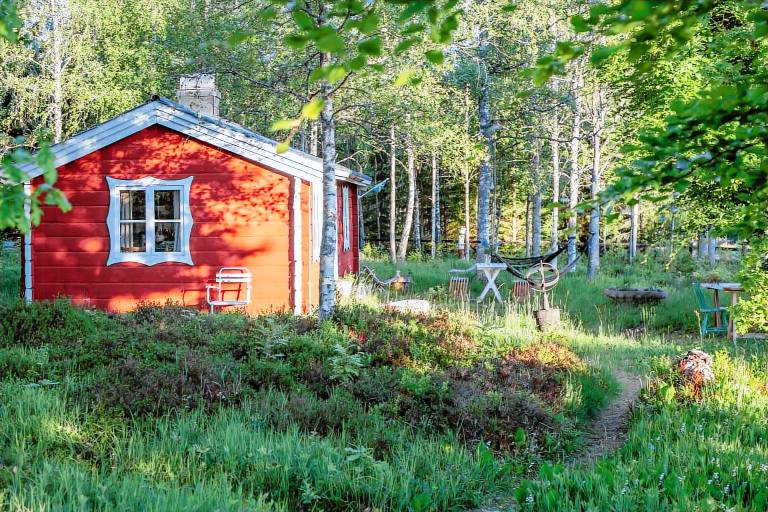 Ferienhaus mit Hund in Vetlanda, Schweden fuer max. 2 Personen