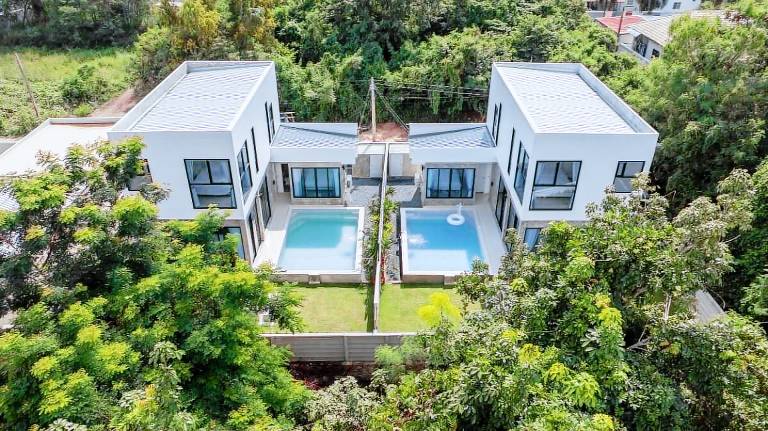 Vacation home with terrace, BBQ & private pool | Suitable for remote work | Pet-friendly in Sattahip