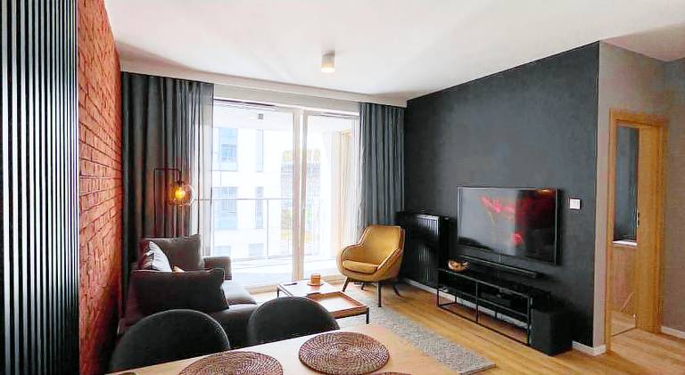 Serviced apartment with patio in Gdynia