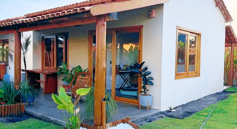 Vacation home with 1 room for 4 persons in Porto Seguro