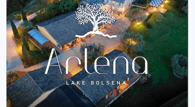 Farm with yard, barbecue & patio in Bolsena