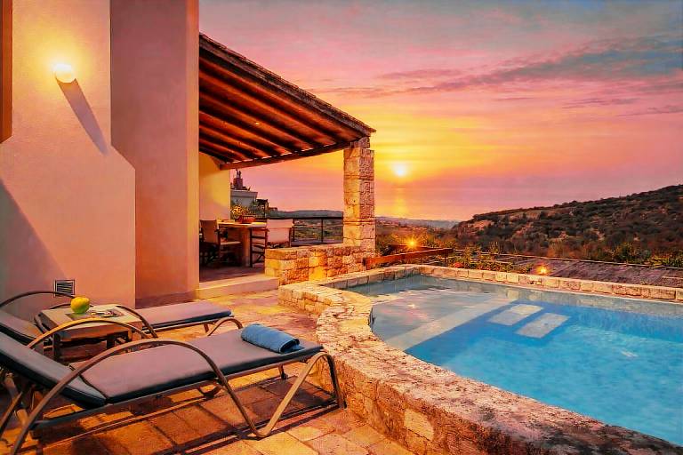 Ferienhaus in Nea Kidonia, Kreta f&uuml;r max. 5 Personen