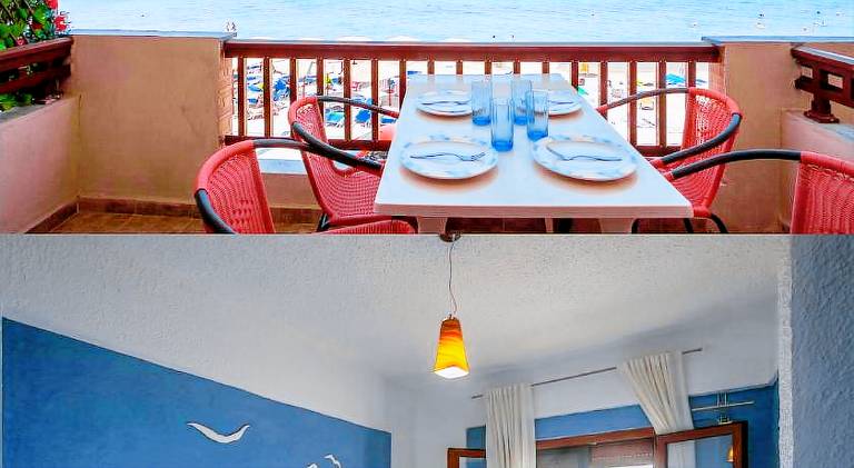 Rental apartment with patio in Sithonia