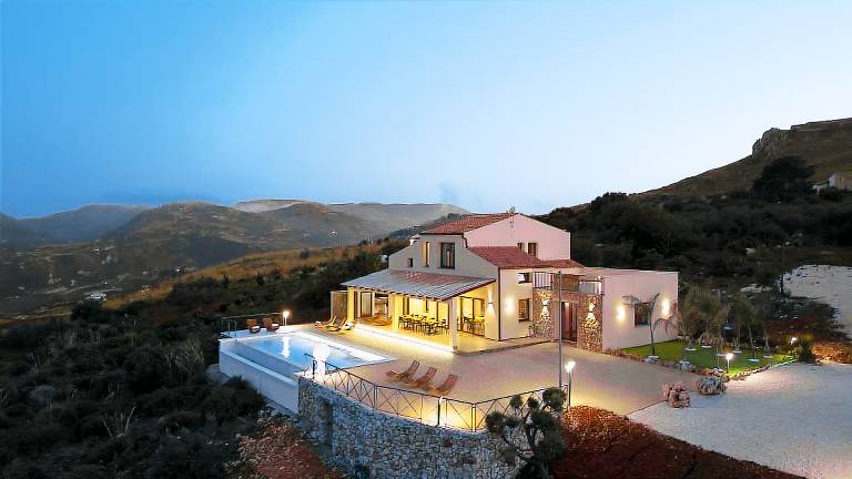 Ferienhaus in Castellammare del Golfo, Balata di Baida f&uuml;r max. 15 Personen