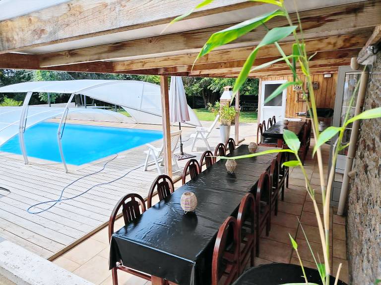 Ferienhaus in B&eacute;ganne f&uuml;r max. 20 Personen am Atlantik