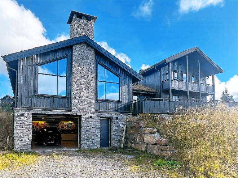 Ferienhaus mit Hund in Øyer, Norwegen fuer max. 16 Personen