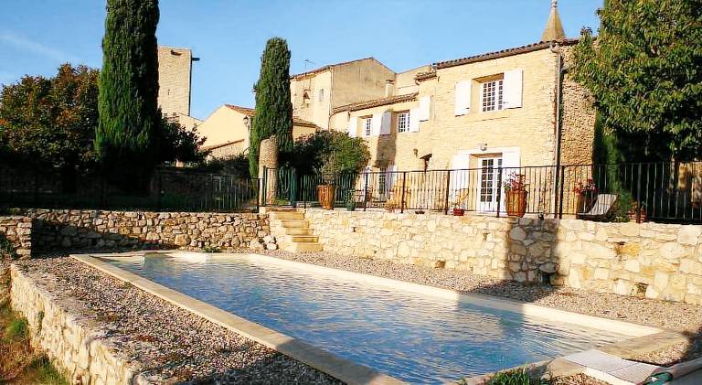 Le Mas d'Yvette - Authentic 19th century house with pool and stunning view in Saint-Genies-de-Malgoires
