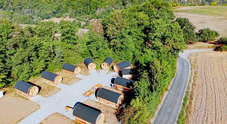 Campingfasser Clamping beheizt-Cafe Schlossblick in Stuttgart