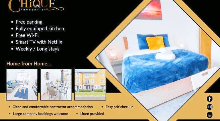 Vacation home with 5 rooms for 10 persons in Milton Keynes