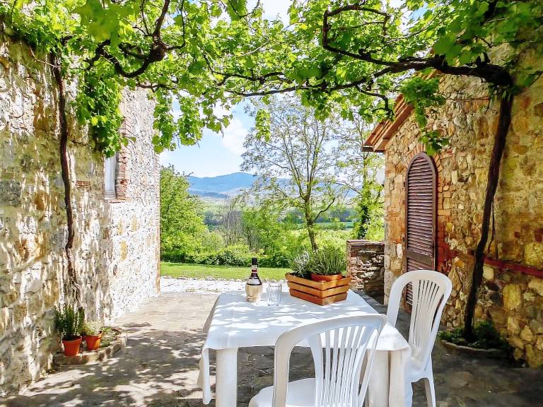 Vacation home with yard & pool | Garden view | Pets are welcome in Colle di Val d'Elsa