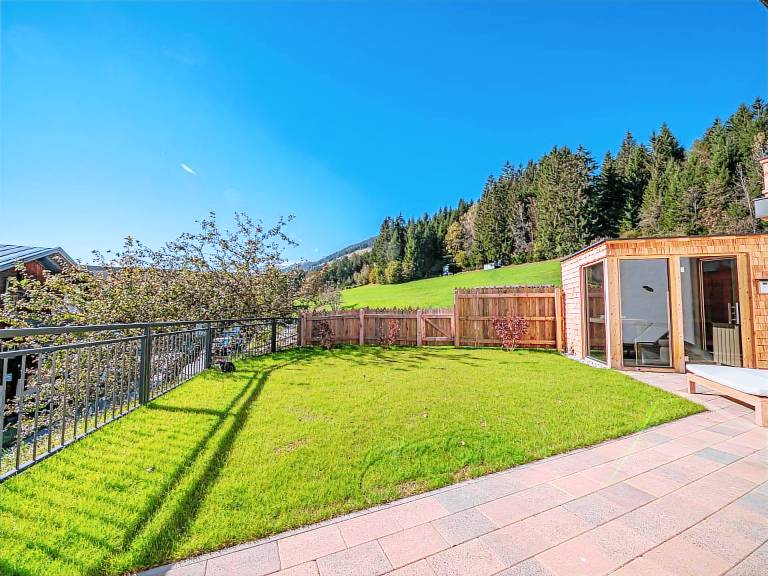 Entspannte Auszeit mit Terrasse Garten Sauna