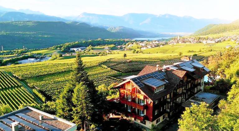 Serviced apartment with garden, terrace & pool in Caldaro Sulla Strada del Vino