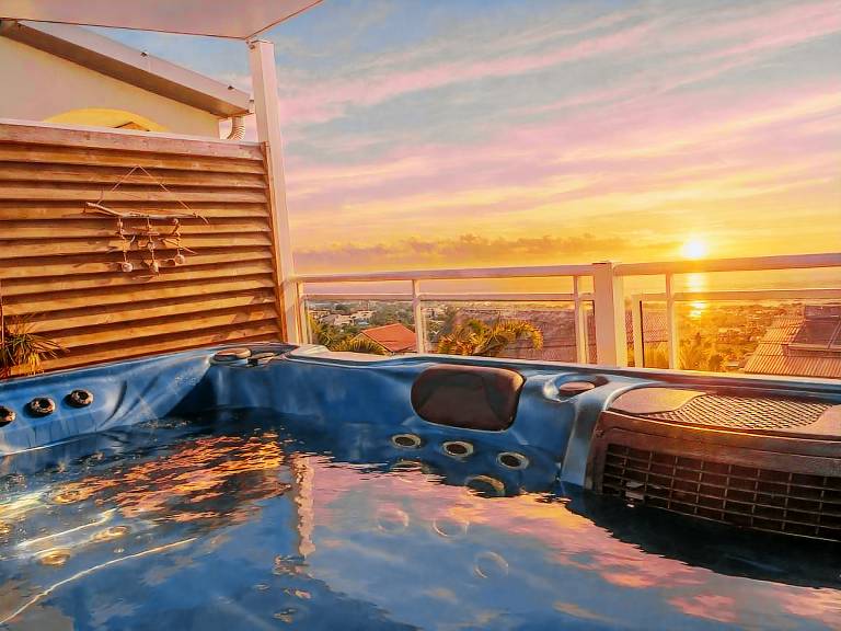 Unterkunft mit Pool Meerblick 4 Pers