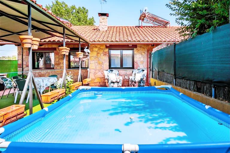 Rural House 'La Casa Del Carpintero' with Private Pool, Private Terrace and Private Garden in Salamanca