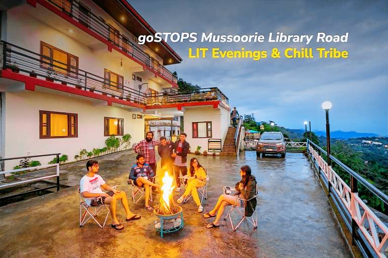 GoSTOPS Mussoorie, Library Road in Mussoorie