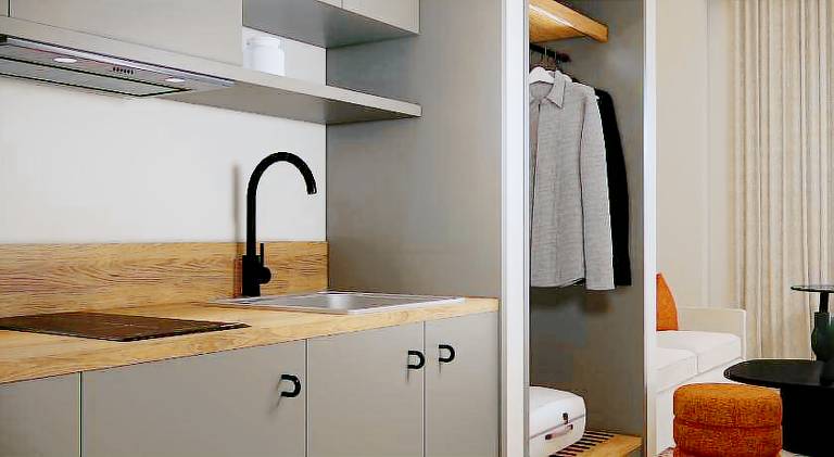 Serviced apartment with 2 rooms for 4 persons — photo 5