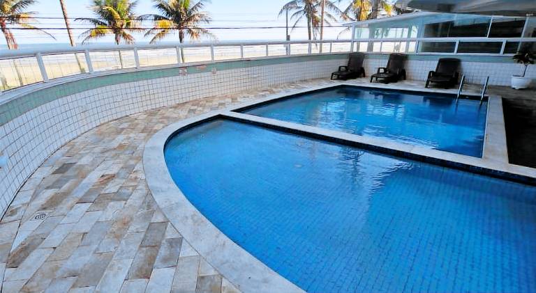 Rental apartment with pool in Praia Grande
