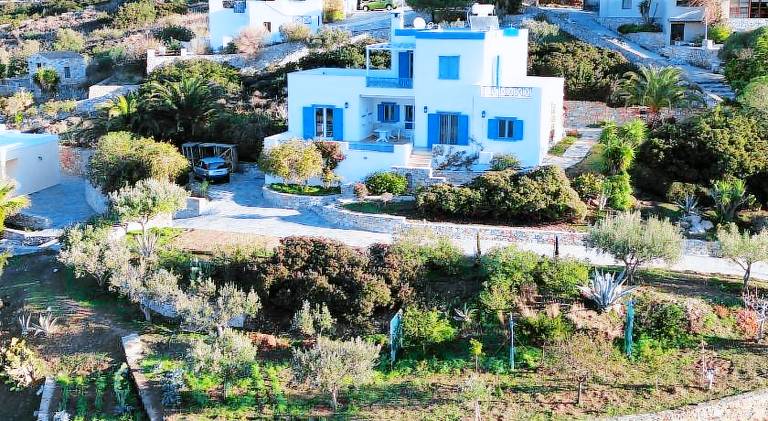 Villa Mimosa Aegean view apartment in Syros