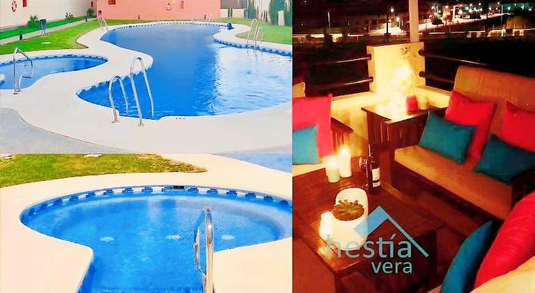 Fully equipped rental apartment with hot tub, terrace & pool | Next to the beach | Pets are welcome — photo 4