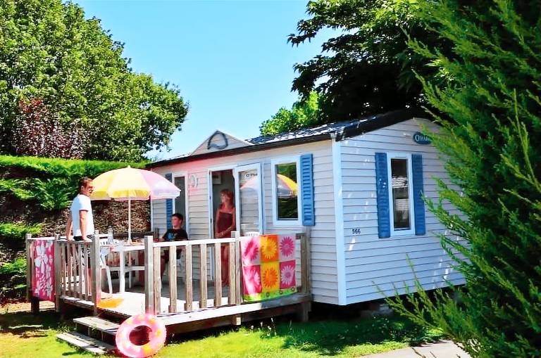 Campsite La Roseraie - Cottage Duo - 1 bedroom: 21 m² 11 m² terrace 3 people — photo 2