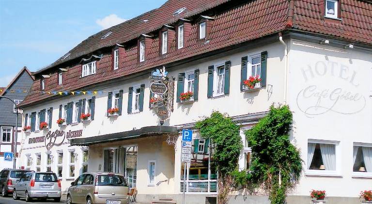 Unser kleines Hotel Cafe Gobel