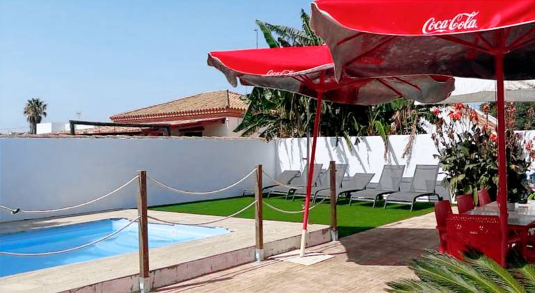 Villa with yard, terrace & pool in Vejer de la Frontera