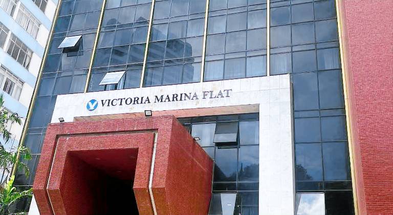 Serviced apartment with pool in Santos