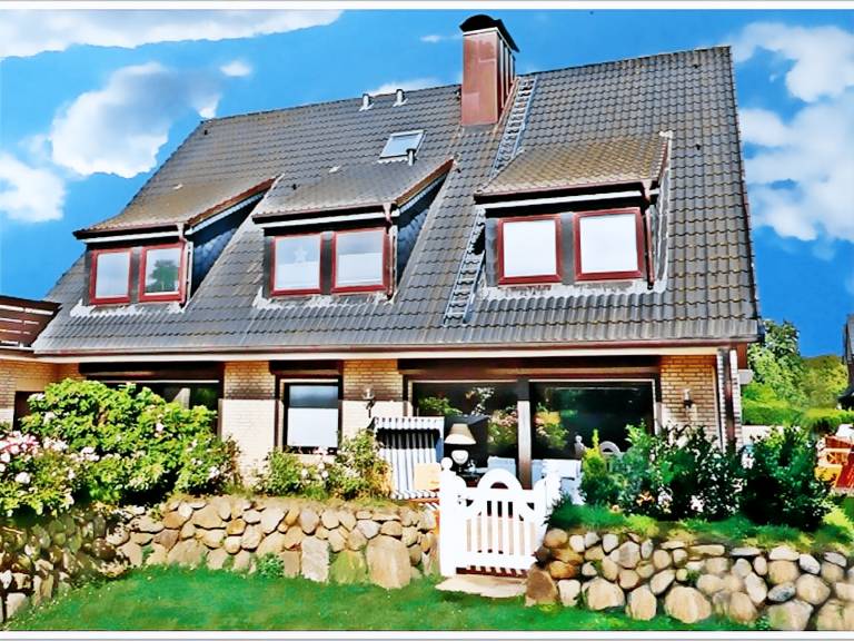 Ferienwohnung in Westerland mit Grossem Garten in Sylt