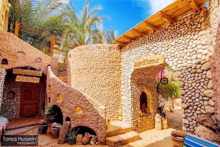 Lodge with pool, terrace & yard | Dogs allowed in Siwa