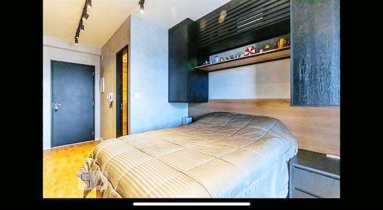 Rental apartment with barbeque, patio & pool in Paulista