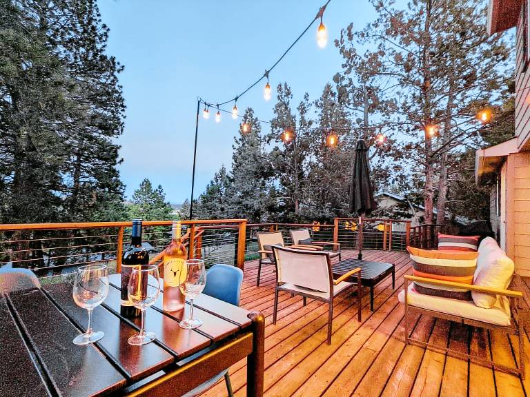 House with grill in Bend, OR