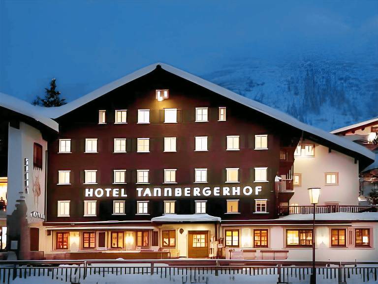 Hotel Tannbergerhof im Zentrum von Lech in Lech am Arlberg