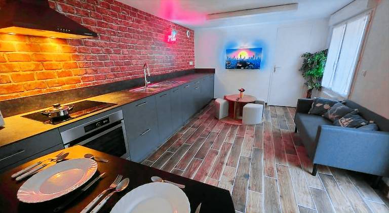 Holiday apartment with 1 room for 2 persons in Saint-Aubin-sur-Scie