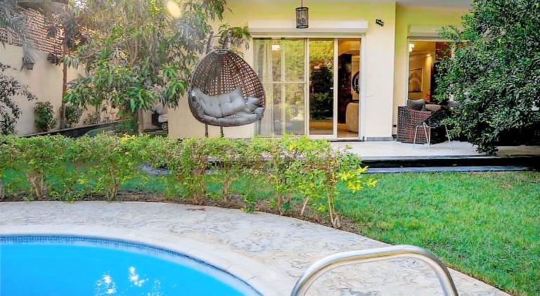 Luxury Family Villa with Private Pool in Sheikh Zayed Khan in Giza