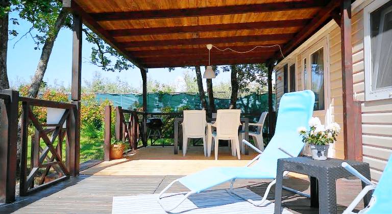 West Coast Mobilhome with XXL Terrace in Naturist Resort Solaris FKK — photo 4